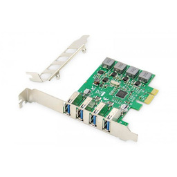 Digitus Karta rozszerzeń (Kontroler) USB 3.0 PCI Express