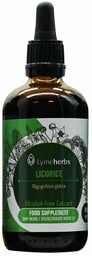 Lymeherbs, Lukrecja ekstrakt bezalkoholowy 1:1, Suplement diety, 100ml