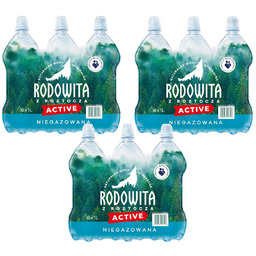Woda mineralna RODOWITA z Roztocza niegazowana Active 18x