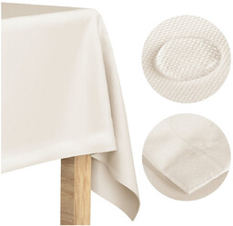 Obrus 120x160 Plamoodporny Klasyczny Elegant Krem