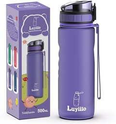 Luyiilo Butelka do picia dla dzieci, szczelna, 500