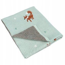 Kocyk bawełniany dla dzieci Fox Charlie Kidzroom