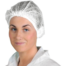 PORTWEST D100 JEDNORAZOWY CZEPEK PP; BIAŁY