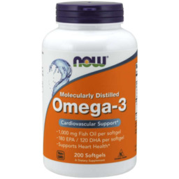 Now Foods Omega3 Fish Oil suplement diety 200