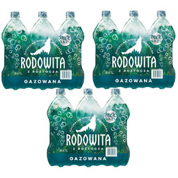 Woda mineralna RODOWITA z Roztocza gazowana 18x 1