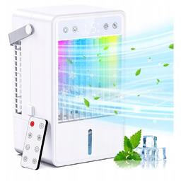 Klimatyzator przenośny 4w1 Led 5 prędkości 1500 ml