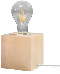 Lampa biurkowa ARIZ naturalne drewno SL.0677 - Sollux