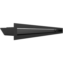 Kratka wentylacyjna kominkowa LUFT 6x80 czarna