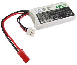450mAh 3.33Wh Li-Polymer 7.4V 2S 30C (Cameron Sino)