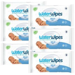 Zestaw 6x WaterWipes chusteczki nawilżane, 60 sztuk