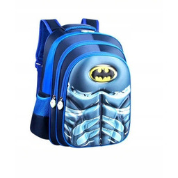 Plecak szkolny dla chłopca, Batman, niebieski, K&M