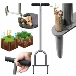 Aerator Ręczny wertykulator trawnika Napowietrzacz trawnika rurkowy