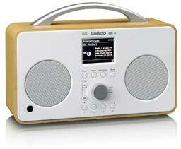 Lenco PIR-645 Radio FM DAB+ Internetowe Bluetooth Biały