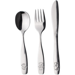 Banquet zestaw sztućców dla dzieci ZWIERZACZKI