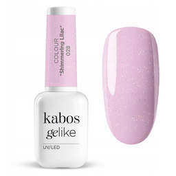 Kabos Gelike Lakier hybrydowy różowy z drobinkami