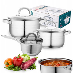 Komplet garnków i rondelek zestaw garnki indukcja Altom