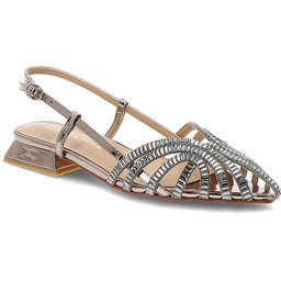 Alma En Pena Sandały damskie, cholewka ze skóry