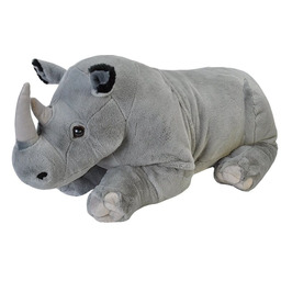 Duży pluszowy nosorożec leżący 76 cm maskotka