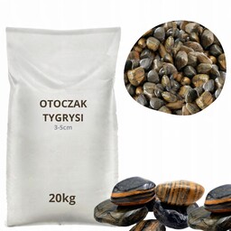 Otoczak Tygrysi Kamień Ogrodowy Polerowany Dekoracyjny Grecki 3-5cm