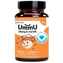 UmmU Mózg & wzrOK 8+, 240 kaps.
