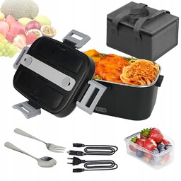 Elektryczny Lunchbox 1.5L Do Auta Ciężarówki Podgrzewany Termos
