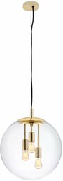 Wisząca LAMPA hygge ALUR 10738109 Kaspa szklana OPRAWA