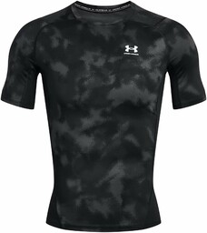 Koszulka termoaktywna Under Armour HeatGear Printed - Black/White