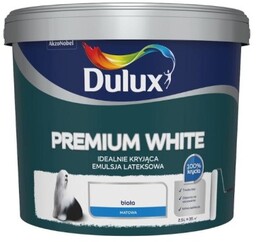 DULUX Farba lateksowa Premium White 2,5L