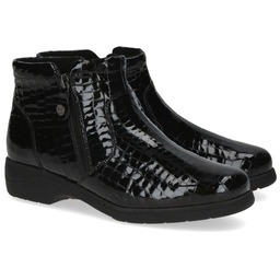 Botki damskie Caprice 9-25460-45 014 BLACK CROCO R.37