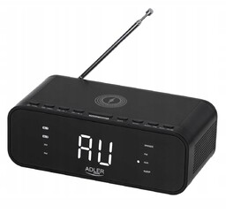 Radiobudzik Ad 1192B czarny