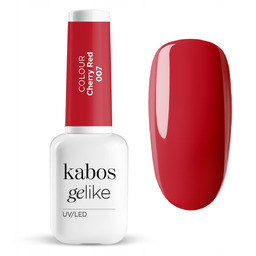 Kabos Gelike Lakier hybrydowy czerwony wiśniowy do paznokci