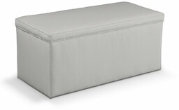 Skrzynia tapicerowana, jasny popiel, 90 x 40 x