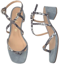 Buty damskie sandały Unisa rozmiar 37 japonki niebieskie