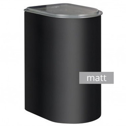 Wesco Pojemnik Loft 3L Czarny Mat Stalowy Akryl