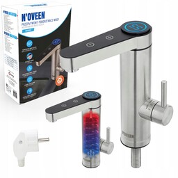 Przepływowy Elektryczny Podgrzewacz Wody Bateria Inox Atest Pzh