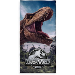 Herding, Jurassic World aksamitny ręcznik 75 x 150