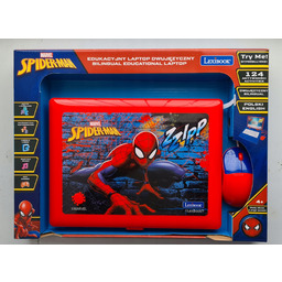 Laptop edukacyjny Lexibook Spiderman pol/ang 124 aktywności