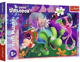 TREFL Puzzle Smok Diplodok i przyjaciele 16486 (100