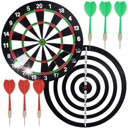 Tarcza Do Gry W Dart Rzutki Lotki Zestaw