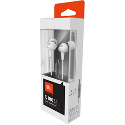 Słuchawki Dokanałowe JBL C100SI Białe Mini Jack 3.5MM