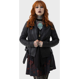 kurtka ramoneska KILLSTAR - SPIDERATION-XL
