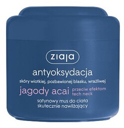 Ziaja Antyoksydacja, satynowy mus do ciała skutecznie nawilżający