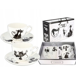 2 Filiżanki Carmani Koty Crazy Cats