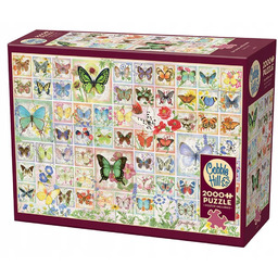 Puzzle 2000 Motyle I Kwiaty 112179