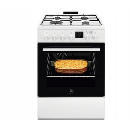 Kuchnia Electrolux LKK660222W SteamBake, Termoobieg
