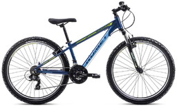 Rower górski ROMET RAMBLER R6.1 2024 ciemno-niebiesko-limonkowy, 17,