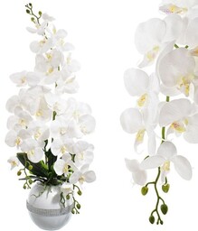 KOMPOZYCJA KWIATOWA STORCZYK 3 PĘDY W DONICY CEKINY