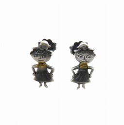 Mała złośnica - kolczyki srebrne