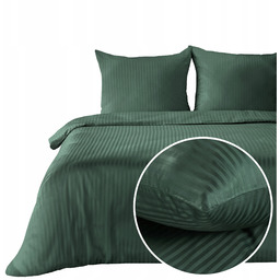 Pościel satynowa komplet 220X200 Vera c.zielony