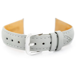 Pasek skórzany do zegarka W94 - siwy -